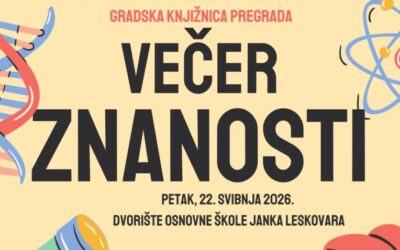 Pozivamo vas da budete dio još jedne Večeri znanosti
