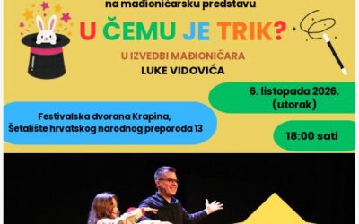 Poziv na mađioničarsku predstavu “U čemu je trik?” Luka Vidović